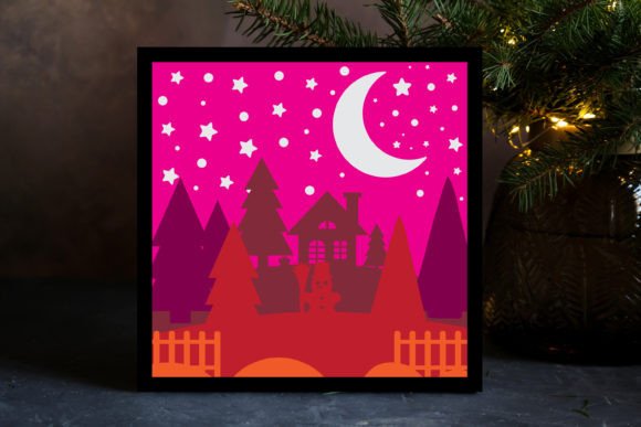 Christmas 3d Shadow Box SVG Review