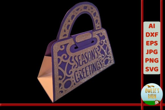 Christmas Handbag-shaped Box: A Designer's Review for Holiday Branding