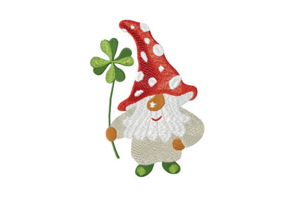 Funny Gnome Amanita: The Perfect Nursery Graphic Design Asset
