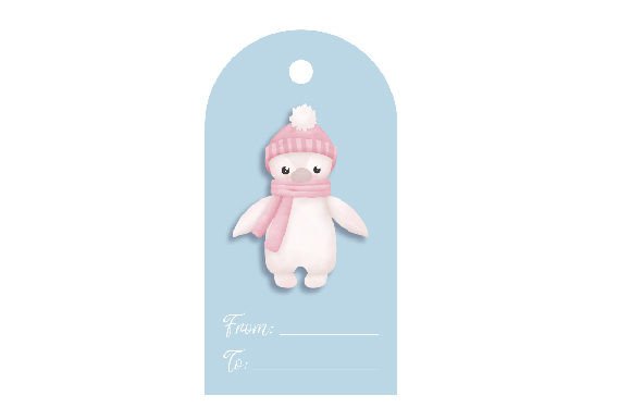 Kawaii Gift Tag - Gift Tag Label for Christmas