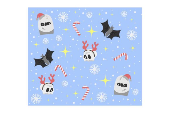 Pastel Goth Christmas Libbey Beer Can Glass Wrap, 20 Oz