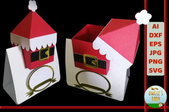 Santa Box with Place-Holder Stand: A Shapes Review for Local Brands