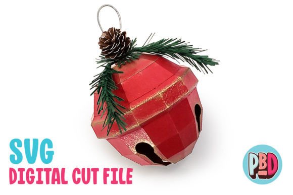 Sleigh Bell Ornament 3D Papercraft for Christmas Creations