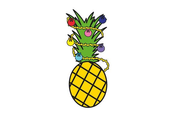 Tropical Christmas - Pineapple Christmas Tree