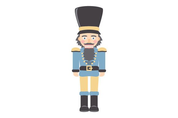 Woodland Christmas - Wooden Nutcracker for Festive Crafts